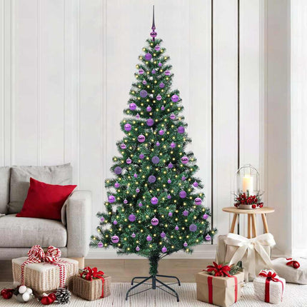 Kunstmatig Voorverlicht Kerstboom Groen Pvc En Metaal