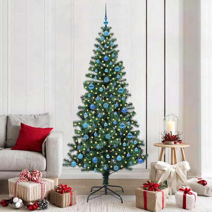 Kunstmatig Voorverlicht Kerstboom Groen Pvc En Metaal