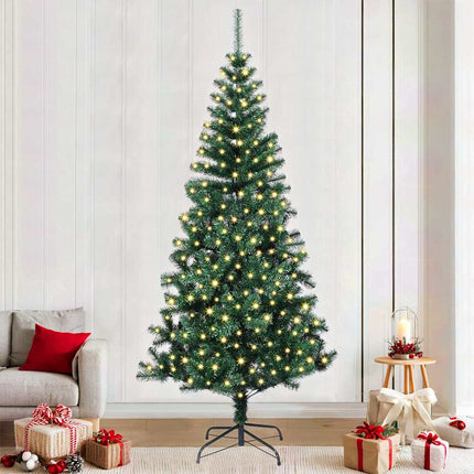 Kunstmatig Voorverlicht Kerstboom Groen Pvc En Metaal
