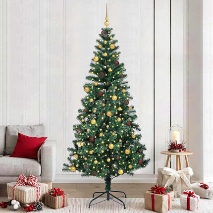 Kunstmatig Voorverlicht Kerstboom Groen Pvc En Metaal