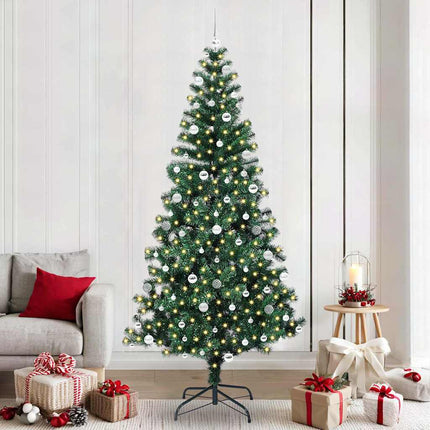 Kunstmatig Voorverlicht Kerstboom Groen Pvc En Metaal
