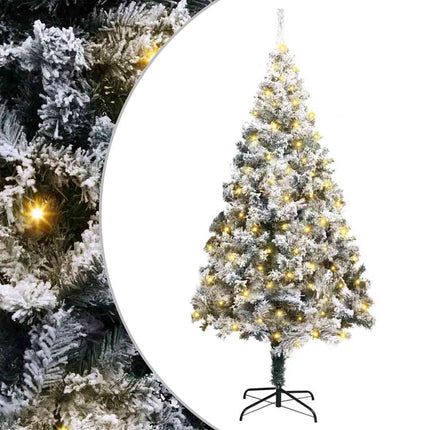 Kunstkerstboom Met 150 Led Wit 150 Cm Pvc En Staal En Kunststof