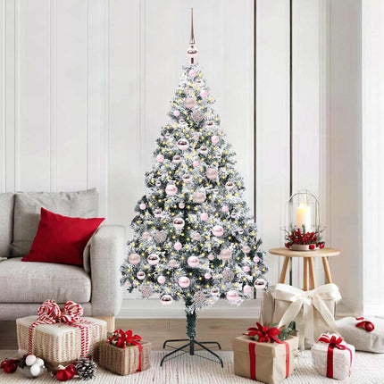 Kunstkerstboom Met 150 Led Wit 150 Cm Pvc En Staal En Kunststof