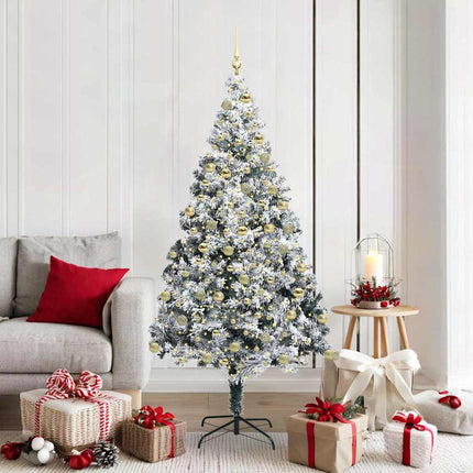 Kunstkerstboom Met 150 Led Wit 150 Cm Pvc En Staal En Kunststof