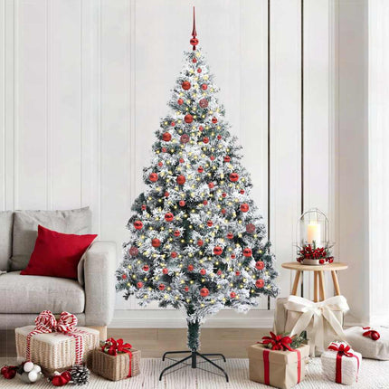 Kunstkerstboom Met 150 Led Wit 150 Cm Pvc En Staal En Kunststof