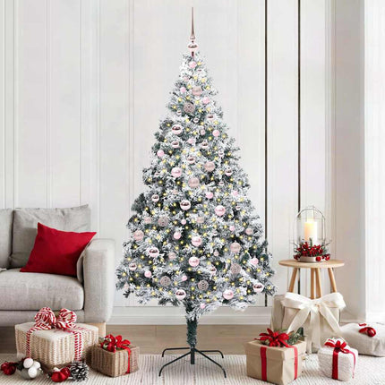 Kunstkerstboom Met 150 Led Wit 150 Cm Pvc En Staal En Kunststof