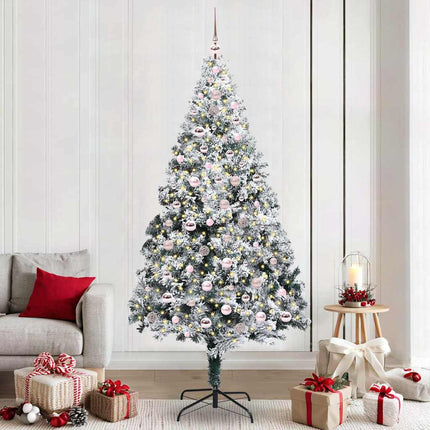 Kunstkerstboom Met 150 Led Wit 150 Cm Pvc En Staal En Kunststof