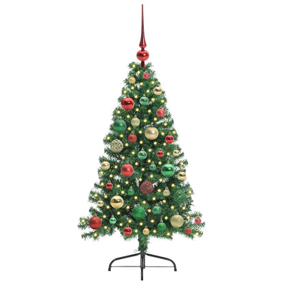 Kunstmatig Voorverlicht Kerstboom met 150 LED Groen 120 cm PVC
