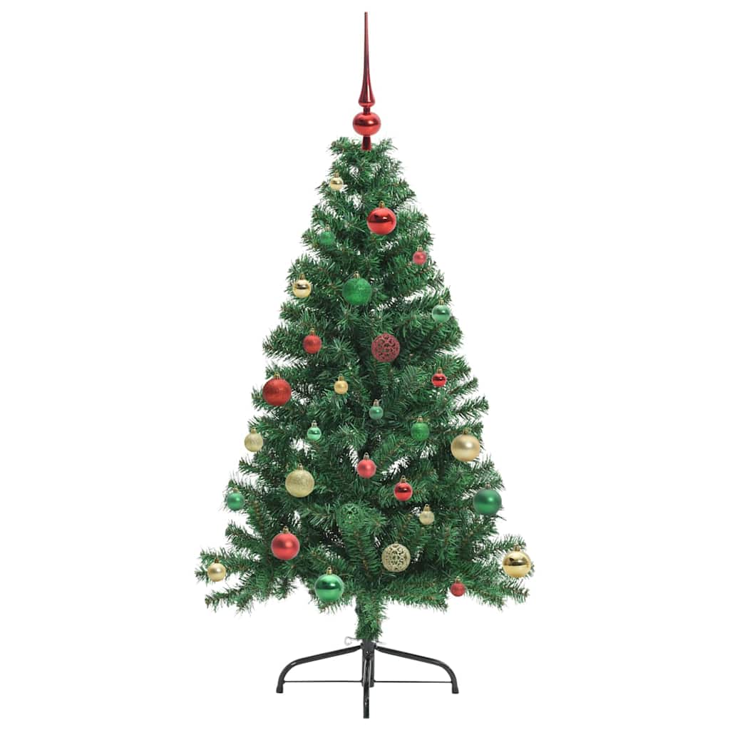 Kunstmatig Voorverlicht Kerstboom met 150 LED Groen 150 cm PVC