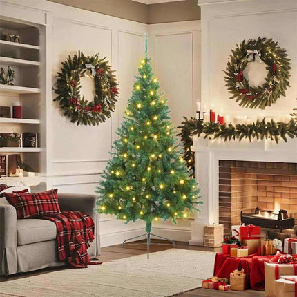 Kunstmatig Voorverlicht Kerstboom Met 150 Led Pvc