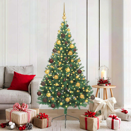 Kunstmatig Voorverlicht Kerstboom Met 150 Led Pvc