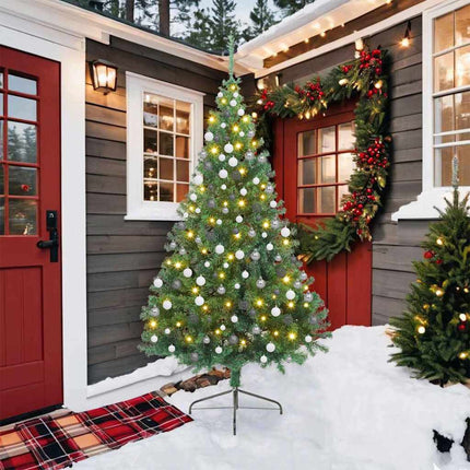 Kunstmatig Voorverlicht Kerstboom Met 150 Led Pvc
