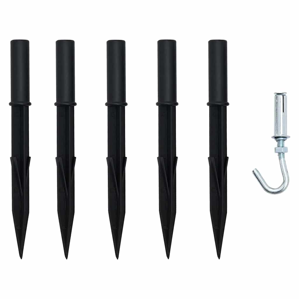 LED Kerstboom met Grondspiesjes Multikleur 182 cm Metaal