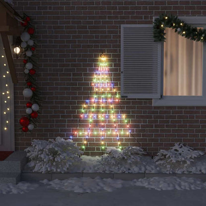 LED Kerstboom met Grondspiesjes Multikleur 182 cm Metaal