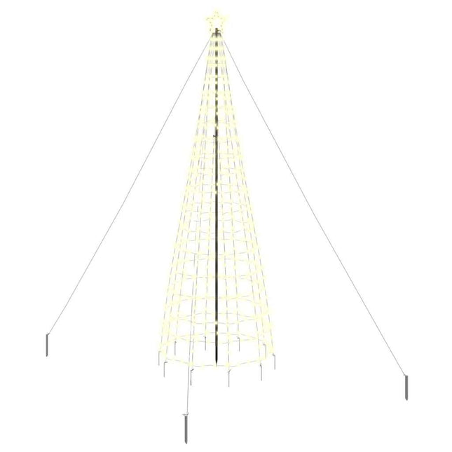 Led Kerstboom Met Grondspiesjes Met 800 Led Goud 400 Cm Ijzer