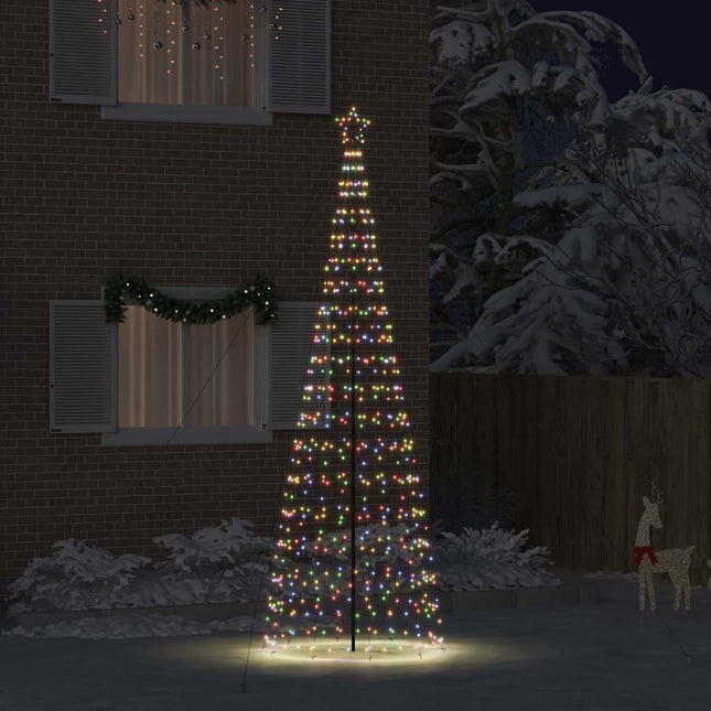 Led-Kerstboom Met Spikes 1534 Leds Warm Wit