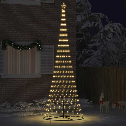 Led Kerstboom Met 230 Led Met Standaard 184.5 Cm Metaal