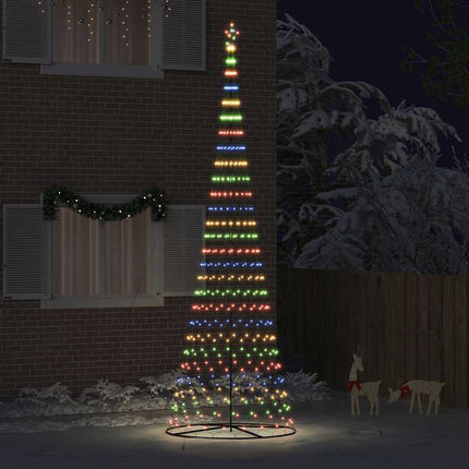 Led Kerstboom Met 230 Led Met Standaard 184.5 Cm Metaal
