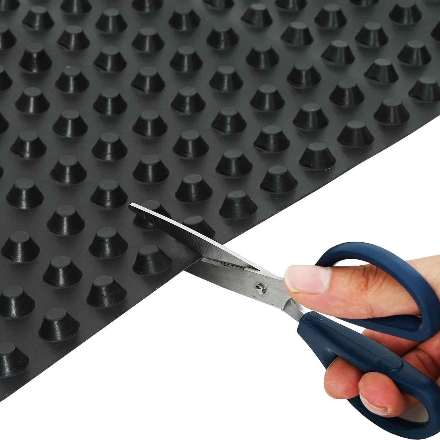 Gewelfde Drainageplaat Zwart Hdpe