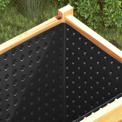 Gewelfde Drainageplaat Zwart Hdpe