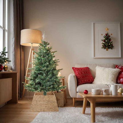 Kerstboomkraag Vierkant Waterhyacint