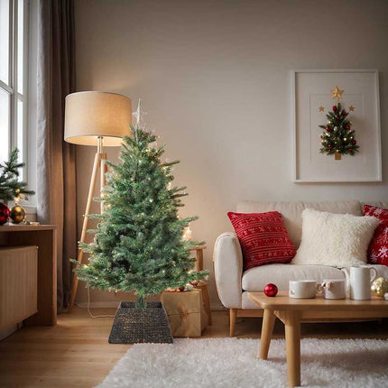 Kerstboomkraag Vierkant Waterhyacint