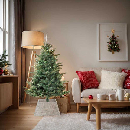 Kerstboomkraag Vierkant Waterhyacint