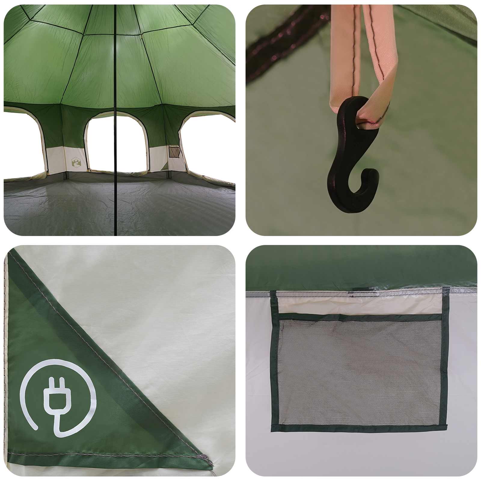 Gezinstent 185T Polyester Met Pu Coating