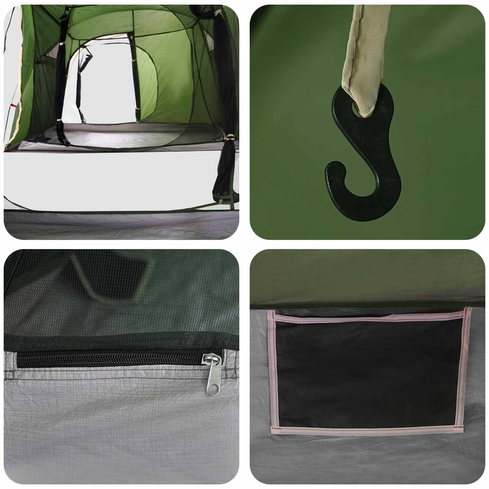 Tunneltent 520 X 260 X 175 Cm