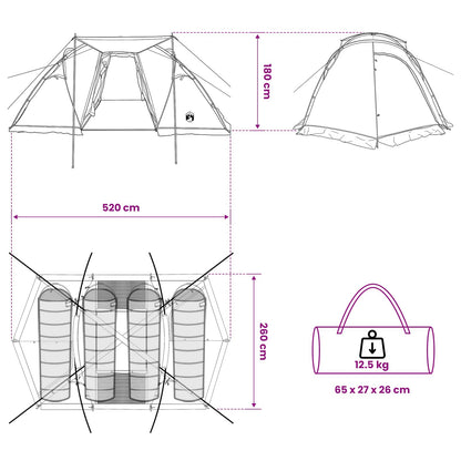 Tunneltent 520 X 260 X 175 Cm