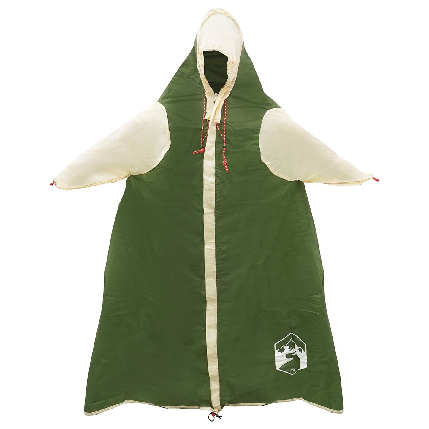 2-In-1 Regen Poncho Met Kap 262 X 126 X 130 Cm