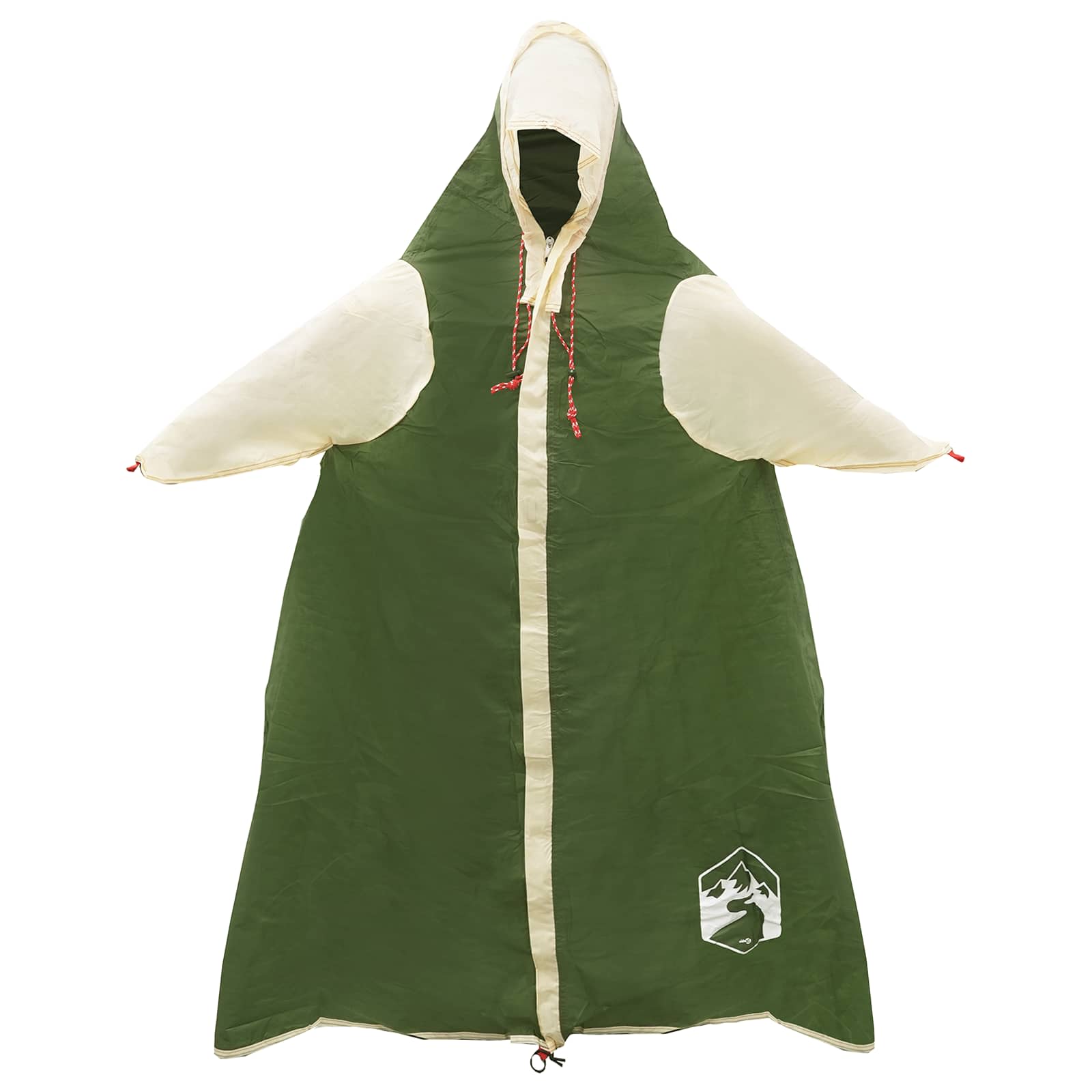 2-In-1 Regen Poncho Met Kap 262 X 126 X 130 Cm