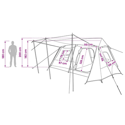 Tunneltent 400 X 278 X 182 Cm
