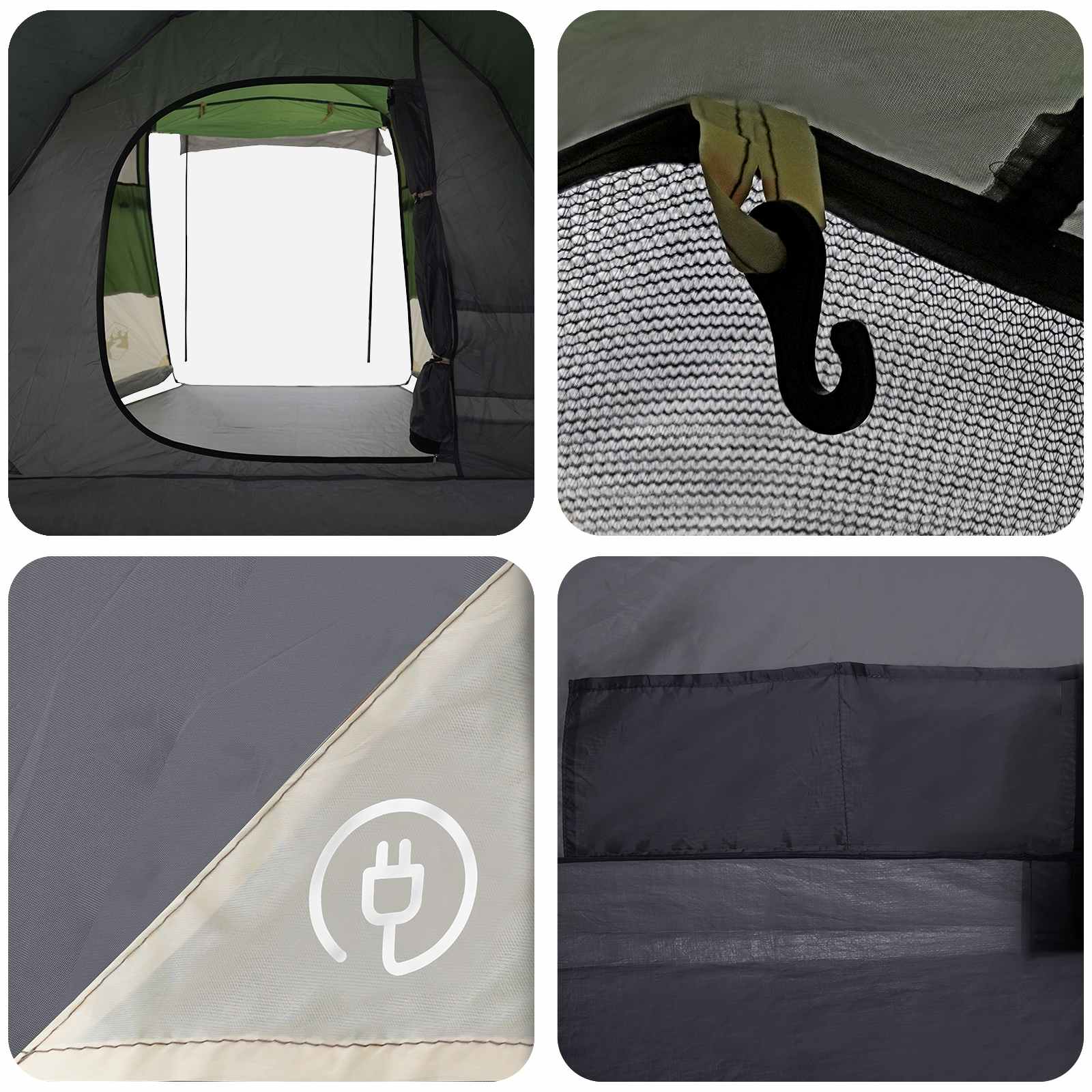 Tunneltent 390 X 215 X 152 Cm