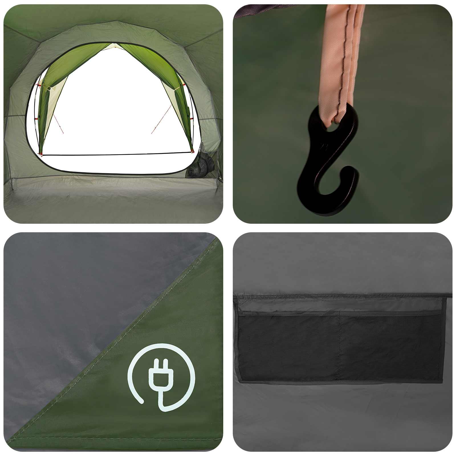 Tunneltent 382 X 262 X 214 Cm