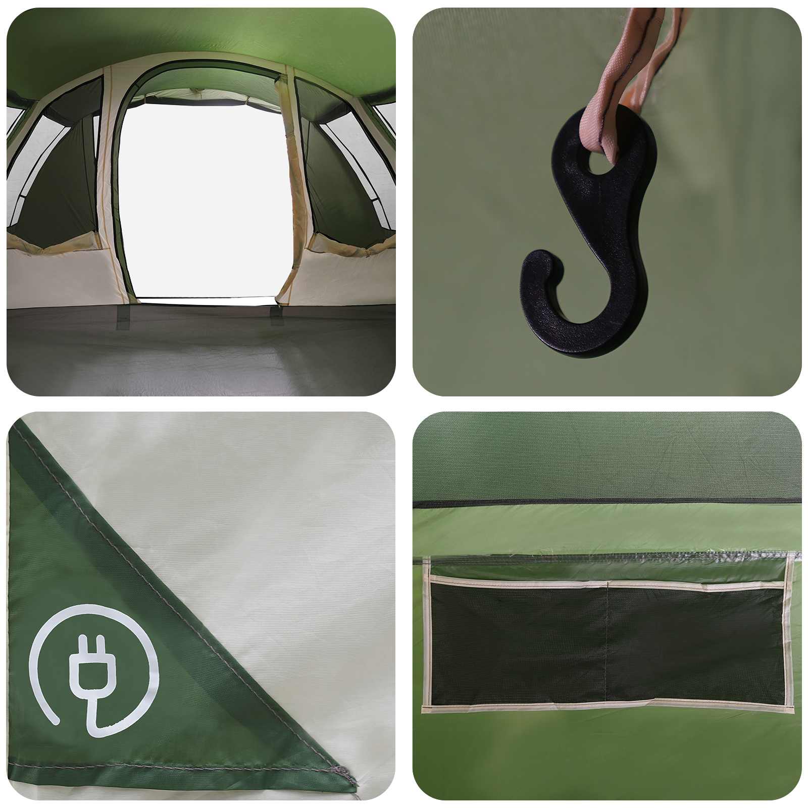 Tunneltent 675 X 392 X 210 Cm