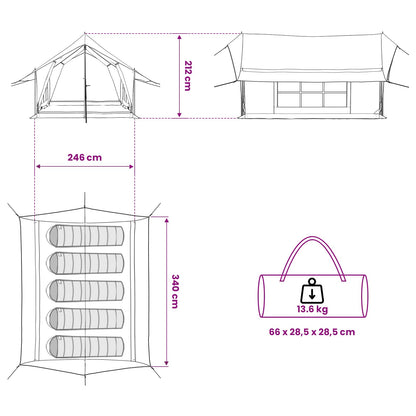 Huisje Tent 340 X 246 X 210 Cm