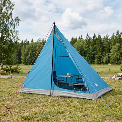 Backpacking Tent 4-Persoons 185T Polyester Met Pu Coating