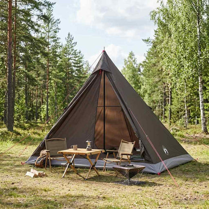 Backpacking Tent 4-Persoons 185T Polyester Met Pu Coating