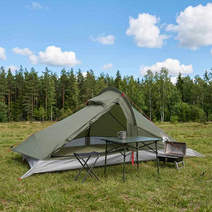 Backpacking Tent 4-Persoons 185T Polyester Met Pu Coating