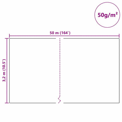 Vorstbescherming Plantvlies 50 X 3,2 M Niet-Geweven Stof
