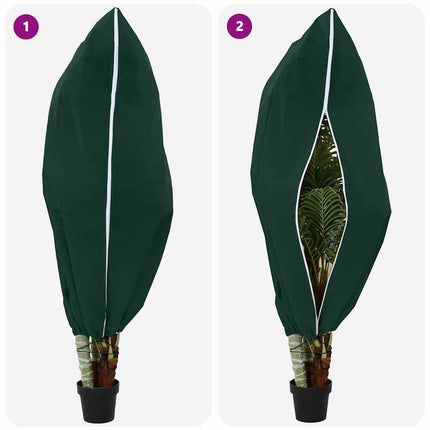 Vorstbescherming Plantenfleece Covers 5 Pcs 1,55 X 1 M Groen