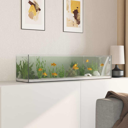 Aquarium Met Opslag Doorzichtig Glas