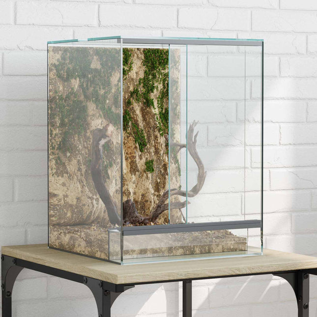 Terrarium Met Opslag Transparant Glas