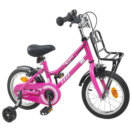 Kinderfiets Voor 2-4 Jaar Oud Roze En Zwart