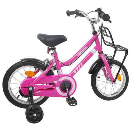 Kinderfiets Voor 2-4 Jaar Oud Roze En Zwart