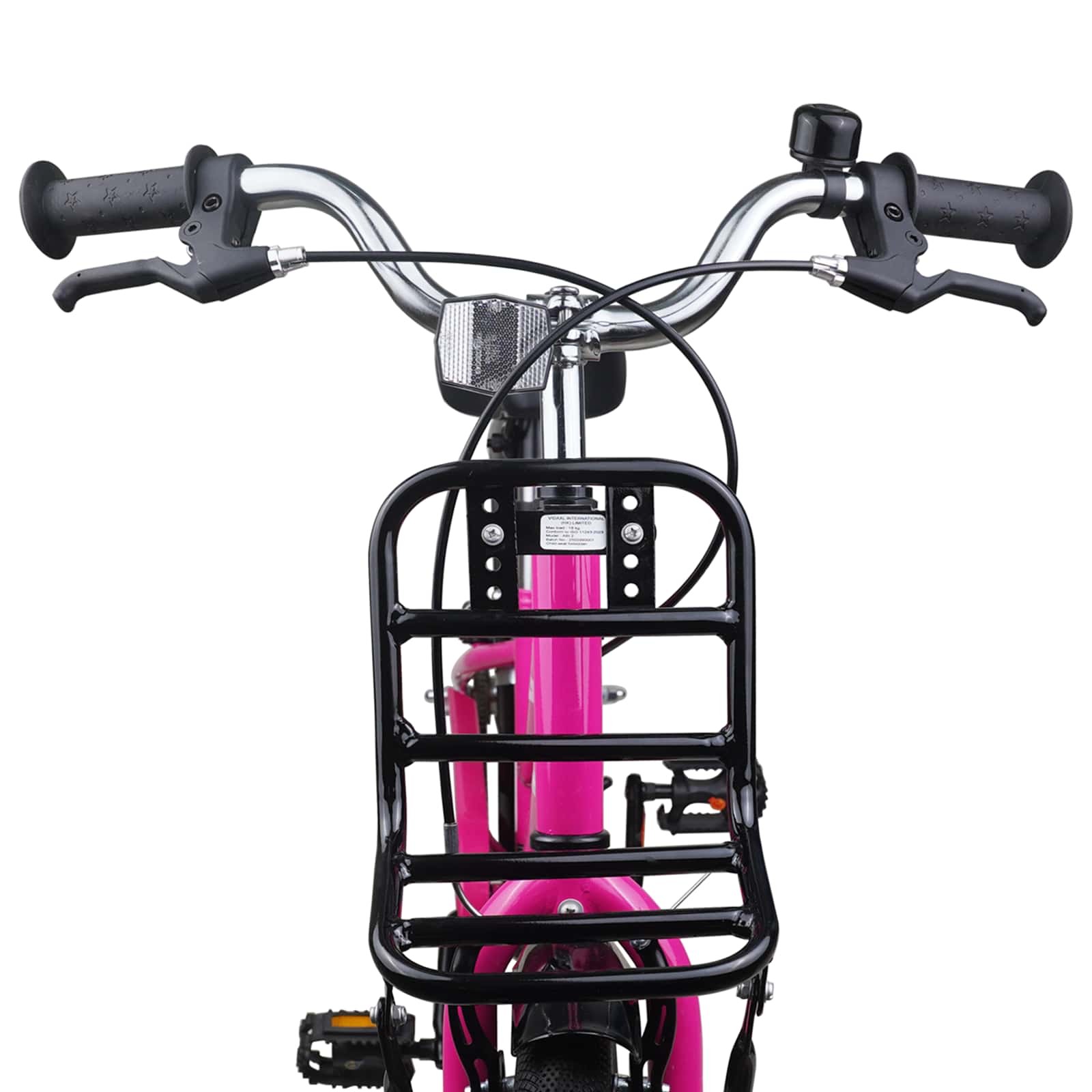 Kinderfiets Voor 6-11 Jaar Oud Roze Zwart
