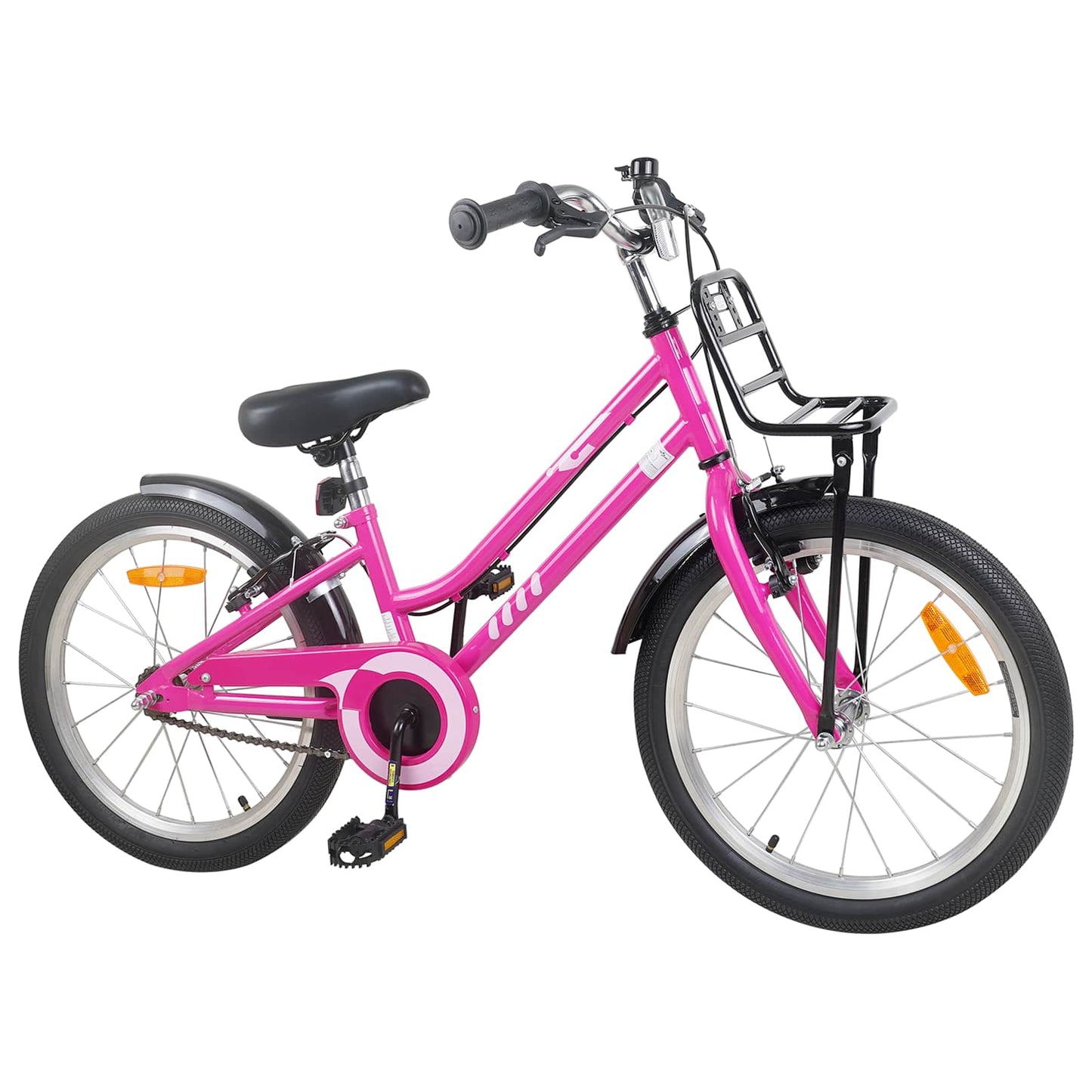 Kinderfiets Voor 6-11 Jaar Oud Roze Zwart