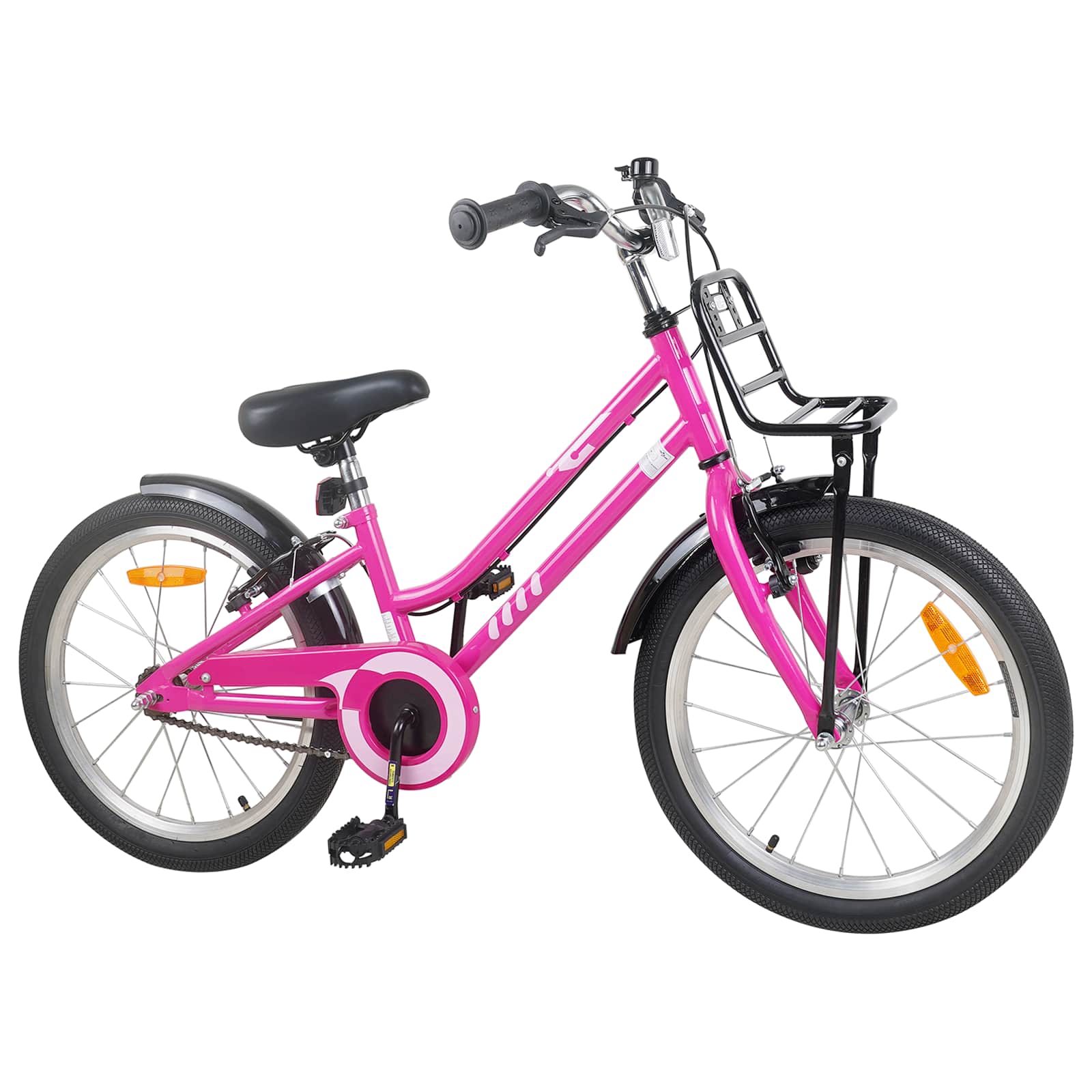 Kinderfiets Voor 6-11 Jaar Oud Roze Zwart