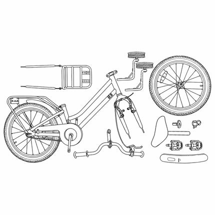Kinderfiets Voor 2-4 Jaar Oud